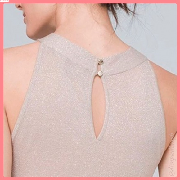 NWT! WHBM TEA ROSE OMBRÉ HALTER TOP - Picture 10 of 15